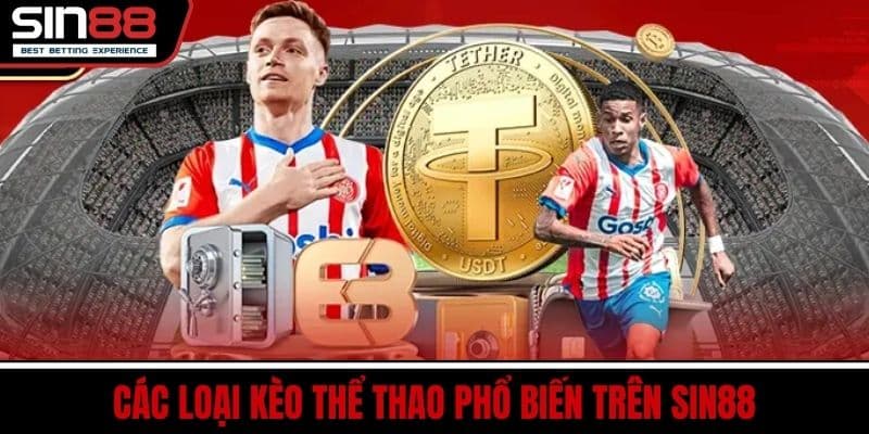 Thể Thao SIN88 Trực Tuyến Cược Nhanh Tỷ Lệ Kèo Cao Hấp Dẫn 3 Các loại kèo thể thao phổ biến trên SIN88